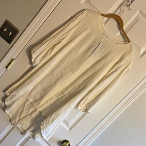 bryn Walker Cream Women's Tunic Top